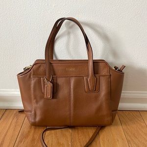 Coach crossbody bag - luggage leather